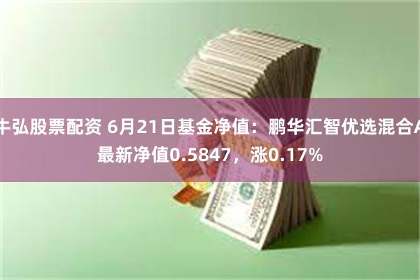 牛弘股票配资 6月21日基金净值：鹏华汇智优选混合A最新净值0.5847，涨0.17%