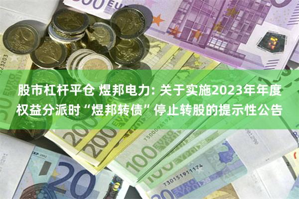 股市杠杆平仓 煜邦电力: 关于实施2023年年度权益分派时“煜邦转债”停止转股的提示性公告