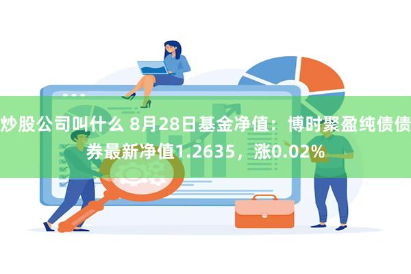 炒股公司叫什么 8月28日基金净值：博时聚盈纯债债券最新净值1.2635，涨0.02%