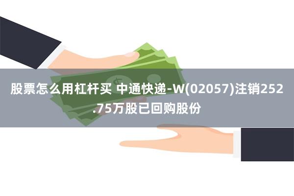 股票怎么用杠杆买 中通快递-W(02057)注销252.75万股已回购股份