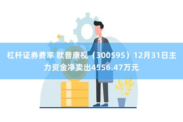 杠杆证券费率 欧普康视（300595）12月31日主力资金净卖出4556.47万元